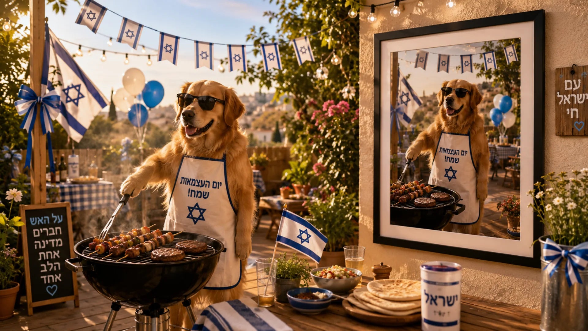 גולדן רטריבר חוגג יום העצמאות